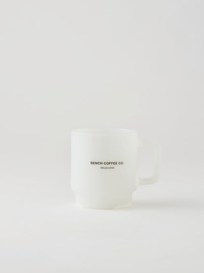 BENCH COFFEE CO. Roastery Milk Glass Mug
