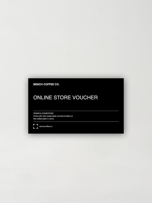 BENCH COFFEE CO. Online Gift Voucher